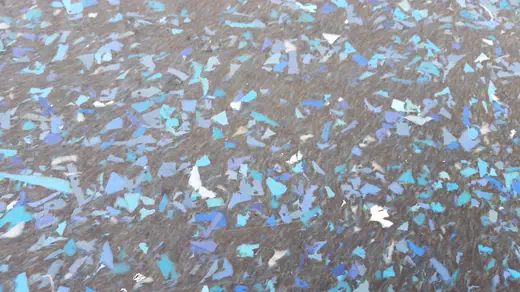 Azul negro — color real de la tabla de plástico reciclado