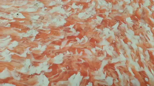 Blanco naranja bonafont — color real de la tabla de plástico reciclado