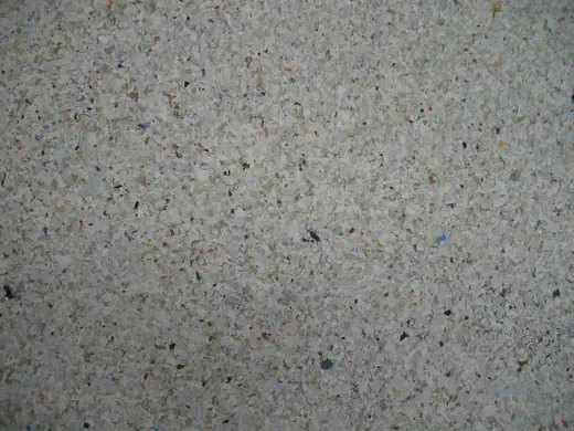 Blanco pc — color real de la tabla de plástico reciclado