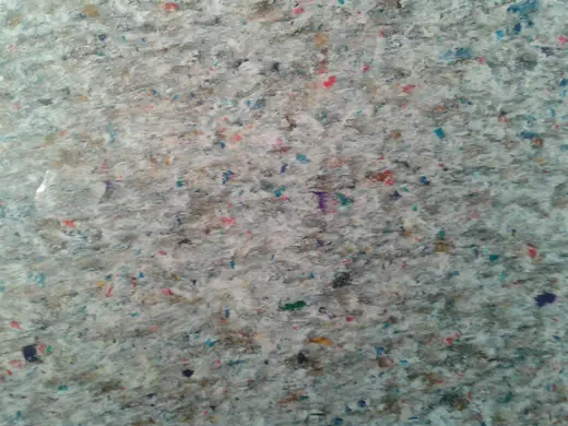 Pasta — color real de la tabla de plástico reciclado