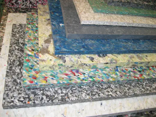 124 2446 — tabla de plástico reciclado