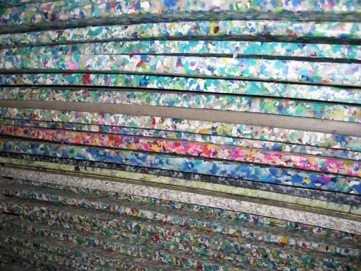 124 2453 — tabla de plástico reciclado